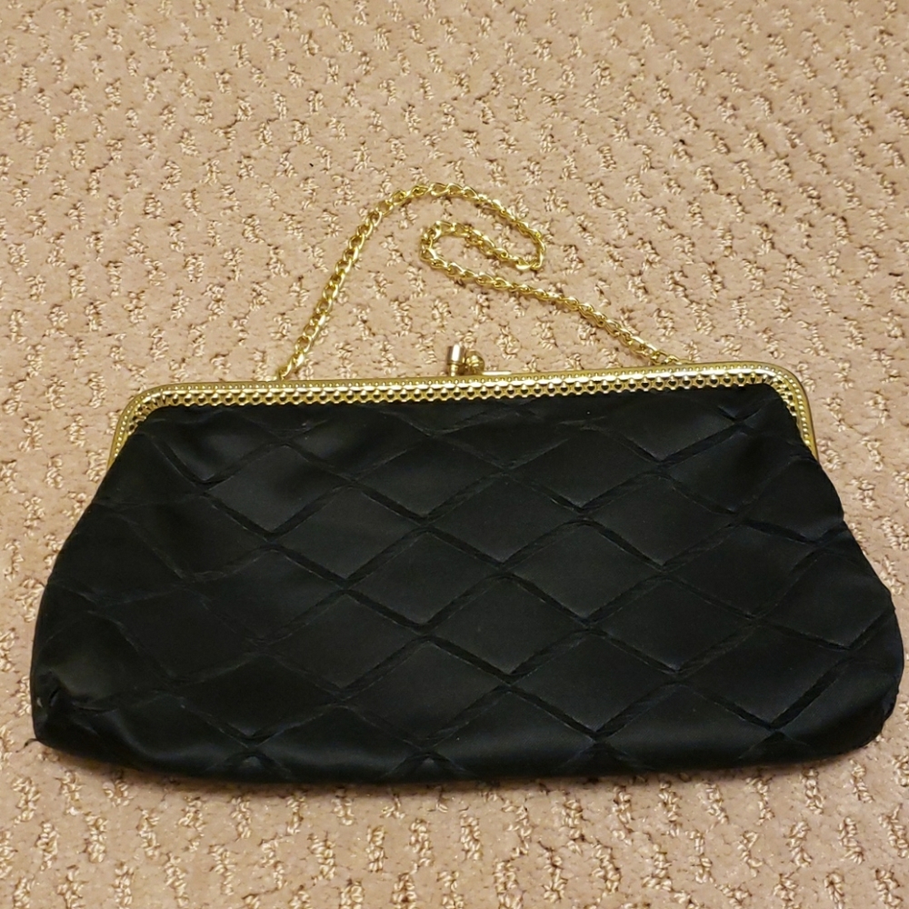 Classic Black Clutch